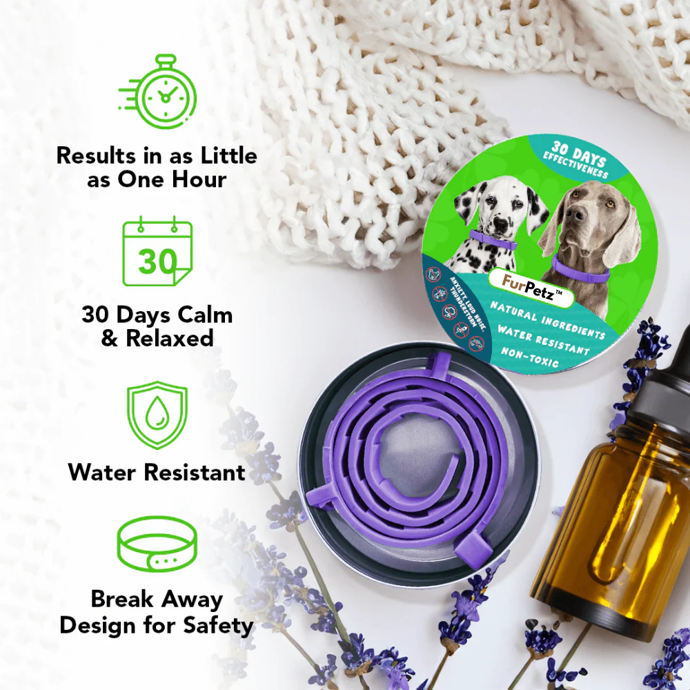 FurPetz™ - Natural Pheromone Calming Collar for Dogs